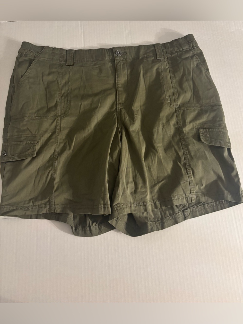 Style & Co Plus Women Mid-Rise Comfort-Waist Cargo Shorts, 22W